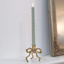 Load image into Gallery viewer, Brass Bow Candle Holder
