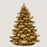 Large Noel Christmas Tree Candle (Gold)