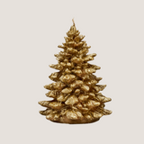 Small Noel Christmas Tree Candle (Gold)