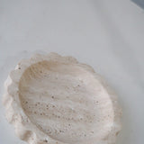 Round Travertine Tray