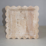 Square Travertine Tray