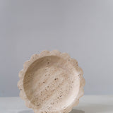 Round Travertine Tray