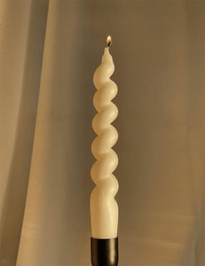 Small Sunday Swirl Candle (Set of 2 - Sage)