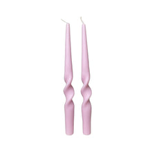 Load image into Gallery viewer, Spiral Candle Lilac (Set of 2)
