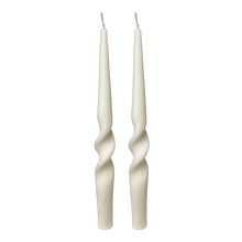 Load image into Gallery viewer, Spiral Candle Lilac (Set of 2)
