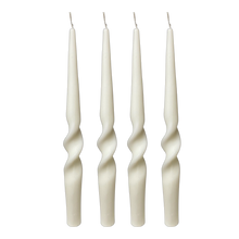 Load image into Gallery viewer, Spiral Candle Lilac (Set of 4)
