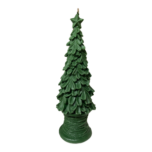 Star Christmas Tree Candle (White)