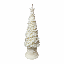 Load image into Gallery viewer, Star Christmas Tree Candle (White)
