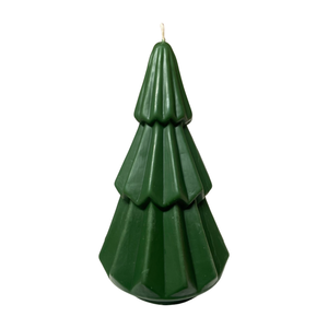 Nordic Christmas Tree Candle (Green)